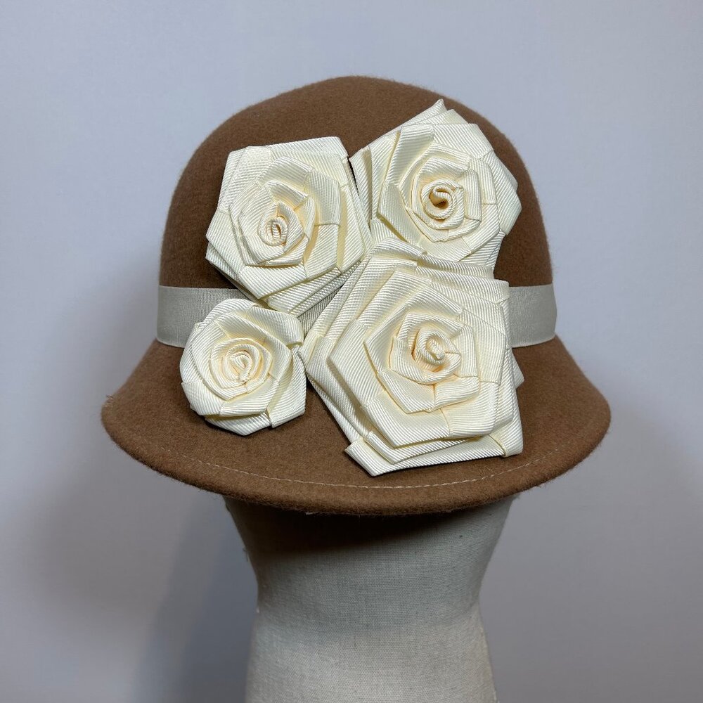Chic Rose Ribbon Hat from Charming Charlie